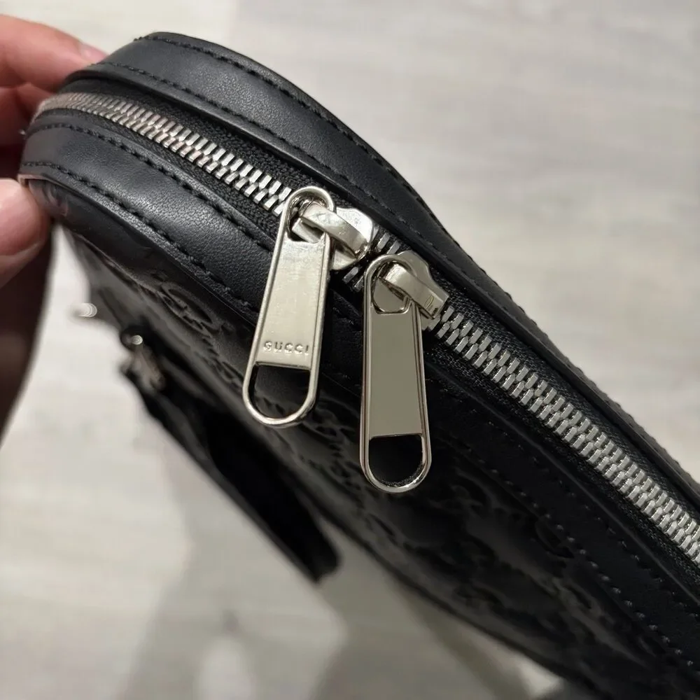 Gucci GG Emblem Signature Leather briefcase